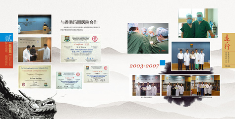 鄭州市骨科醫(yī)院關(guān)節(jié)病科20周年紀(jì)念畫(huà)冊(cè)